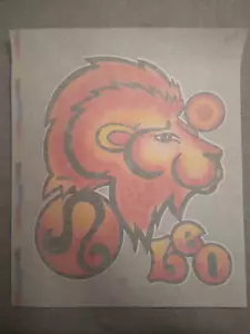 LEO ZODIAC SIGNO CUCARACHA AÑOS 70 VINTAGE HIERRO EN TRANSFERENCIA - BONITO, B-15 - Imagen 1 de 2