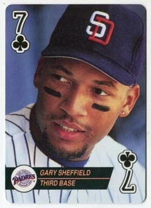 1993 U.S. Playing Cards - Gary Sheffield San Diego Padres (7 of Clubs) - Picture 1 of 2