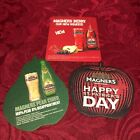 BREWERIANA MAGNERS ORIGINAL CIDER APPLE PEAR BERRY 3 DIFFERENT BEER MATS TRAY 55