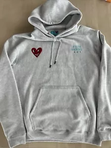 Herren Keith Haring X Shoe Palace Hoodie Logo bestickt grau XXL - Bild 1 von 7