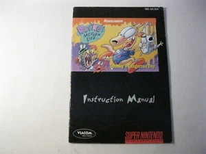Rocko's Modern Life Super Nintendo SNES instruction manual only - Picture 1 of 2