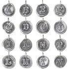 Waxing Poetic Round Insignia ~ Sterling Silver ~ 11 Variations ~ Free Shipping!