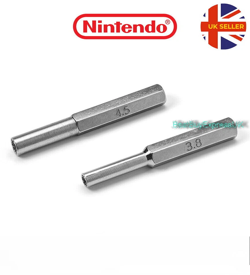 Nintendo Gamebit NGC SNES N64 NES MD Console Security Tool Bit 3.8mm 4.5mm UK - Image 1 of 4