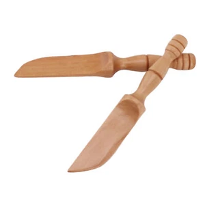 (5 Pcs Light Color)Handmade Wooden Butter Knife Jelly Cheese Spreaders UK - Picture 1 of 23