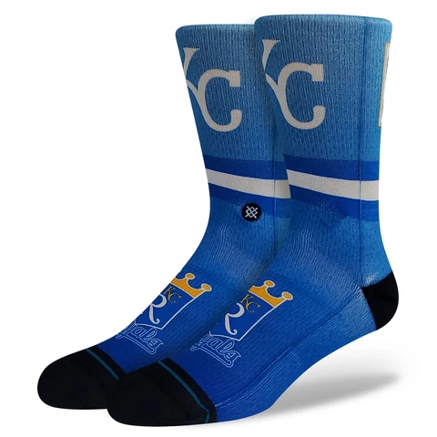 Men's Stance Kansas City Royals Cooperstown Collection Crew Socks Cover