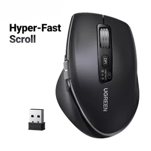 Wireless Mouse 5.4 2.4G Ergonomic 5000DPI for MacBook Tablet Laptops Computer - Picture 1 of 25
