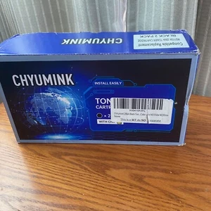 Chyumink Toner Cartridge  Chip W2110A 206A Compatible Replacement 2 Pack Black - Picture 1 of 3