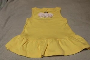 Janie and Jack yellow top with 3D flower size 5 NWOT - Picture 1 of 2