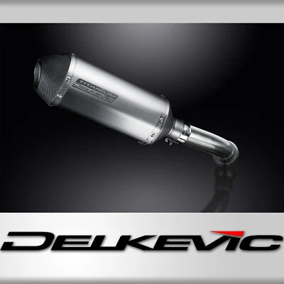 BMW K1200S 2005-2008 Delkevic Slip On 10" X-Oval Titanium Exhaust Muffler Kit — 第 1/4 张图片