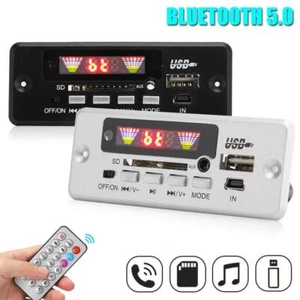 Placa decodificadora de MP3 Bluetooth 5.0 para automóvil Módulo de audio Radio FM USB WMA WAV FLAC - Imagen 1 de 33