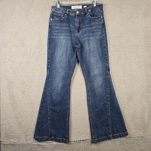 Indigo Rein Womens Curvy Jeans Size 13 Bootcut Mid Denim Pants Stretch - Picture 1 of 15