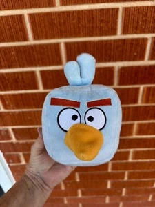 Angry Birds 5” SPACE ICE CUBE Square Blue Plush 2010 Rovio Commonwealth NWOT - Picture 1 of 5