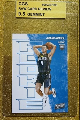 2021 PANINI PLAYER OF THE DAY JALEN SUGGS ROOKIE #55 CGS 9.5 RCR STORE READ - Image 1 of 4