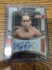 2021 Panini UFC Select Signatures Urijah Faber No. SG-UFB /99 - Picture 1 of 2