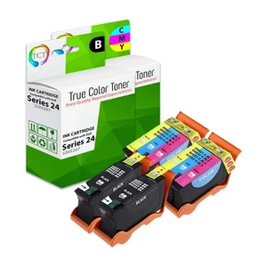 4Pk TCT High Yield For Dell 24 Series T109N T110N P713w V715w Compatible Ink - Picture 1 of 6