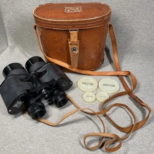 Vintage PRESTIGE BINOCULARS 7x50 Coated Optics Japan #69287 Famous Precision - Picture 1 of 16