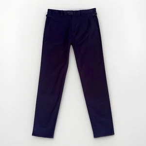 Kent & Curwen Men's Trousers Pants Navy Size 38 Waist Regular Long David Beckham - Picture 1 of 8