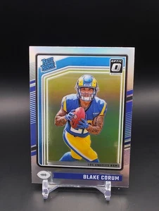 Panini Donruss Optic #208 2024 clasificación Rookie Blake Corum RC Silver Holo Prizm - Imagen 1 de 2