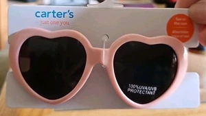 New Carter's "Just One You" Toddler Pink Heart Sunglasses UVA/UVB Protection - Picture 1 of 4