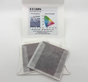 KELDAN 1520 Spectrum Filter SF-3.5 B Camera Video Red Filter Sheets - £50 NEW!! - Picture 1 of 2