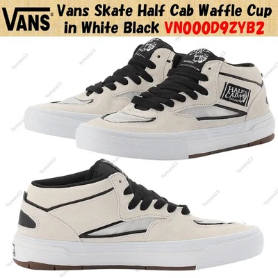 Vans Skate Half Cab Waffle Cup in Weiß Schwarz VN000D9ZYB2 Herren Gr. - Bild 1 von 4