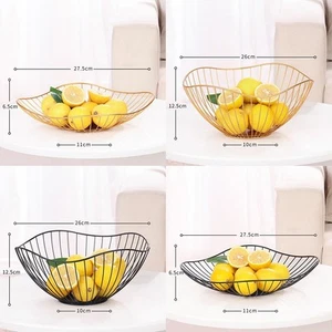 Brand New Restaurant Home Fruit Basket Fruit Tray Bowl Iron Solid 11 Inch - Picture 1 of 22
