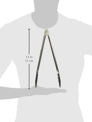 Pinza utilitaria Winco UT-12HT resorte en espiral extra pesado de acero inoxidable,... Foto 1 de 4