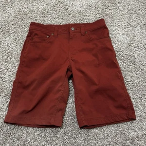Pantalones Cortos Prana Brion Para Hombre Talla 30 10” Entrepierna Rojo Elastizados Aire Libre Senderismo Campamento - Imagen 1 de 13