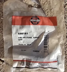 Valvola di intercettazione ricambio originale Briggs and Stratton OEM # 698181 - Foto 1 di 1