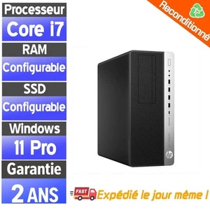 ☑️⭐☑️HP EliteDesk 600 G3 MT - Intel Core i7-6700 3.40GHz - PC Configurable☑️⭐☑️ - Photo 1/6