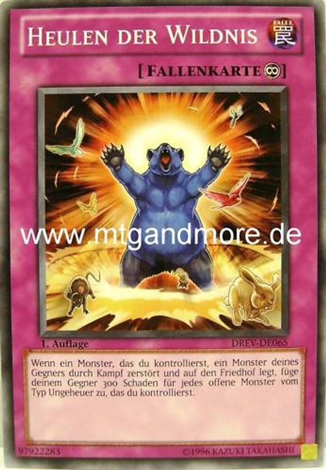 Yu-Gi-Oh 3x Heulen der Wildnis - - - DREV - Bild 1 von 1