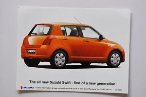 Foto de prensa de coche - Suzuki Swift 2005 - naranja - vista lateral - Imagen 1 de 1