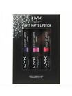 Nyx Velvet Matte Lipstick Set 3×4g
