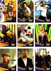 2003 LOONEY TUNES BACK IN ACTION COMPLETE BASIC TRADING CARD SET