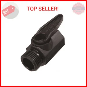 Dramm 22318 Shut Off Valve, Single, Black - Picture 1 of 1