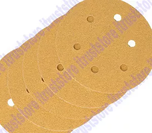 5 PIEZAS 6" LIJADORA DE RESPALDO REDONDO DE GANCHO Y BUCLE DISCO 6 AGUJEROS 240 GRANO FINO - Imagen 1 de 3