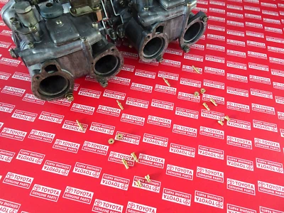 Toyota Celica Liftback GT TA28 1600 1975 1976 1977 juego de chorros principales de carbohidratos de 2 TG Foto 1 de 4