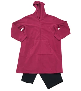 Carole Hochman Womens Hooded Top & Pants Set Sz L Long Sleeve Pull-on NWT - Picture 1 of 21