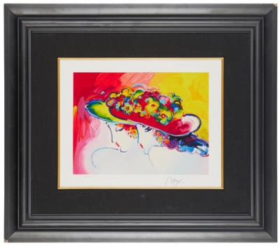 Medios mixtos sobre papel Peter Max Friends, nacido en 1937 Foto 1 de 4