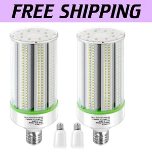 Energy-Efficient 100W LED Corn Bulb Pack - Instant On, 5000K, E26/E39 Compatible - Picture 1 of 8