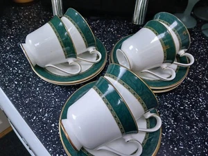 MARKS & SPENCER PEMBERTON  CUPS AND SAUCERS X 6 - Picture 1 of 3