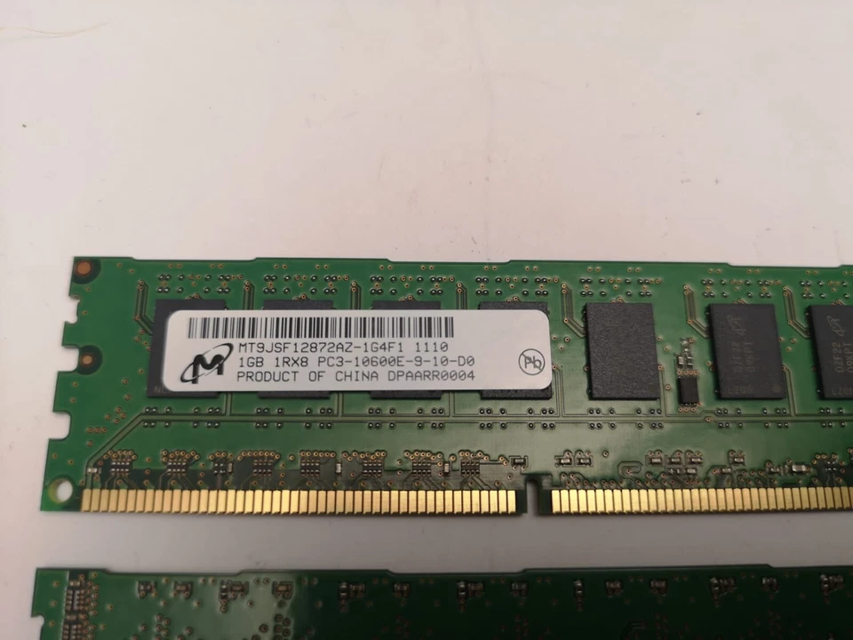 Micron 1GB 1Rx8 PC3-10600E - Immagine 1 di 1