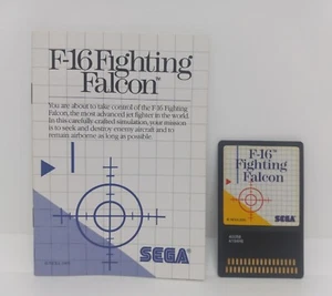 F-16 Fighting Falcon - Scheda e manuale vintage 1986 serie sistema master - Foto 1 di 3
