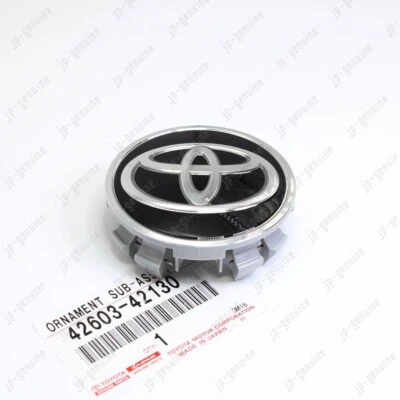 OEM Genuine TOYOTA Venza 42603-42130 Wheel  Center Hub Cap Ornament Sub Assembly - Image 1 of 4