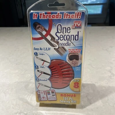 New ONE SECOND NEEDLE 101 Piece Sewing Kit As Seen On TV - Image 1 of 4