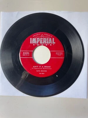 Fats Domino - Ain’t It A Shame / La-La 45 RPM Imperial Records Vinyl 7” - Image 1 of 2