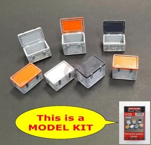 Cajas de herramientas de plástico modernas abiertas y cerradas Plus modelo 1/35 (8 contenedores) DP3029 - Imagen 1 de 1
