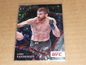 2022 Panini UFC SELECT CORY SANDHAGEN OCTAGONSIDE DISCO PRIZM J5625