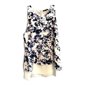 Alice Collection Women's Blouse Top Sleeveless Floral size M Multicolor - Picture 1 of 9