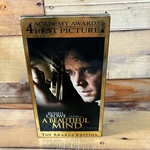 A Beautiful Mind VHS VCR Video Tape Used Russell Crowe - Picture 1 of 4
